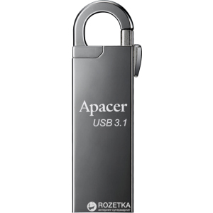 Apacer AH15A 128GB USB 3.1 Ashy (AP128GAH15AA-1) лучшая модель в Черкассах