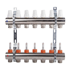 Коллектор Icma 1" 7 выходов, с расходомером №K013 лучшая модель в Черкассах