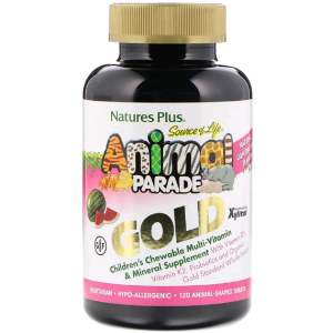 Вітаміни Natures Plus Animal Parade Gold мультивітаміни Кавун 120 жувальних таблеток (97467299382) краща модель в Черкасах