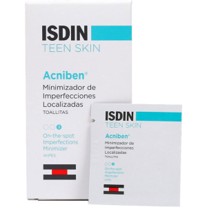 Вологі серветки Isdin Teen Skin Acniben 30 шт (8470001509833) ТОП в Черкасах