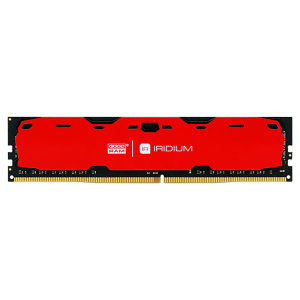 Оперативна пам'ять Goodram DDR4-2400 16384MB PC4-19200 Iridium Red (IR-R2400D464L17/16G) ТОП в Черкасах