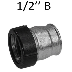 Чавунний з'єднувач, QI, D=1/2'', В GEBO в Черкасах