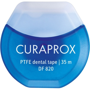 Зубна нитка Curaprox тефлонова з хлоргексидином 35 м (7612412820003/7612412428285) ТОП в Черкасах