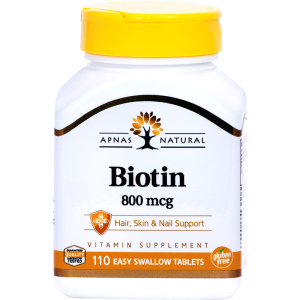 Биотин Apnas Natural 21th Century 800 мкг 110 таблеток (74098522881) лучшая модель в Черкассах
