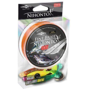 Шнур Mikado Nihonto Fine Braid 150 м 0.25 мм 20.90 кг Orange (Z19O-025) краща модель в Черкасах