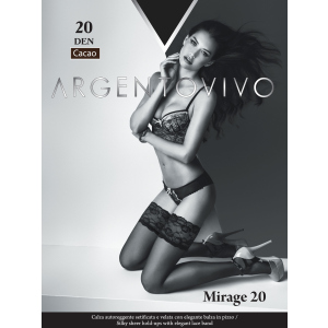 Панчохи Argentovivo Mirage 20 Den 3/4 р Caramello (8051403068434) краща модель в Черкасах