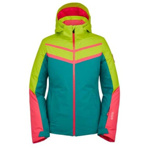 Гірськолижна куртка Spyder Captivate Gtx Infinium 38203038-442 8 Зелена з рожевим та бірюзовим (192636167605) краща модель в Черкасах